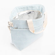 Striped Cooler Tote