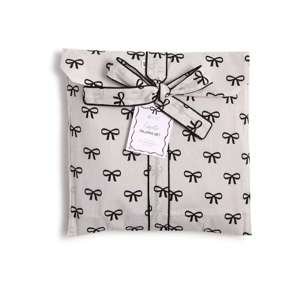 Black Bows Pajama