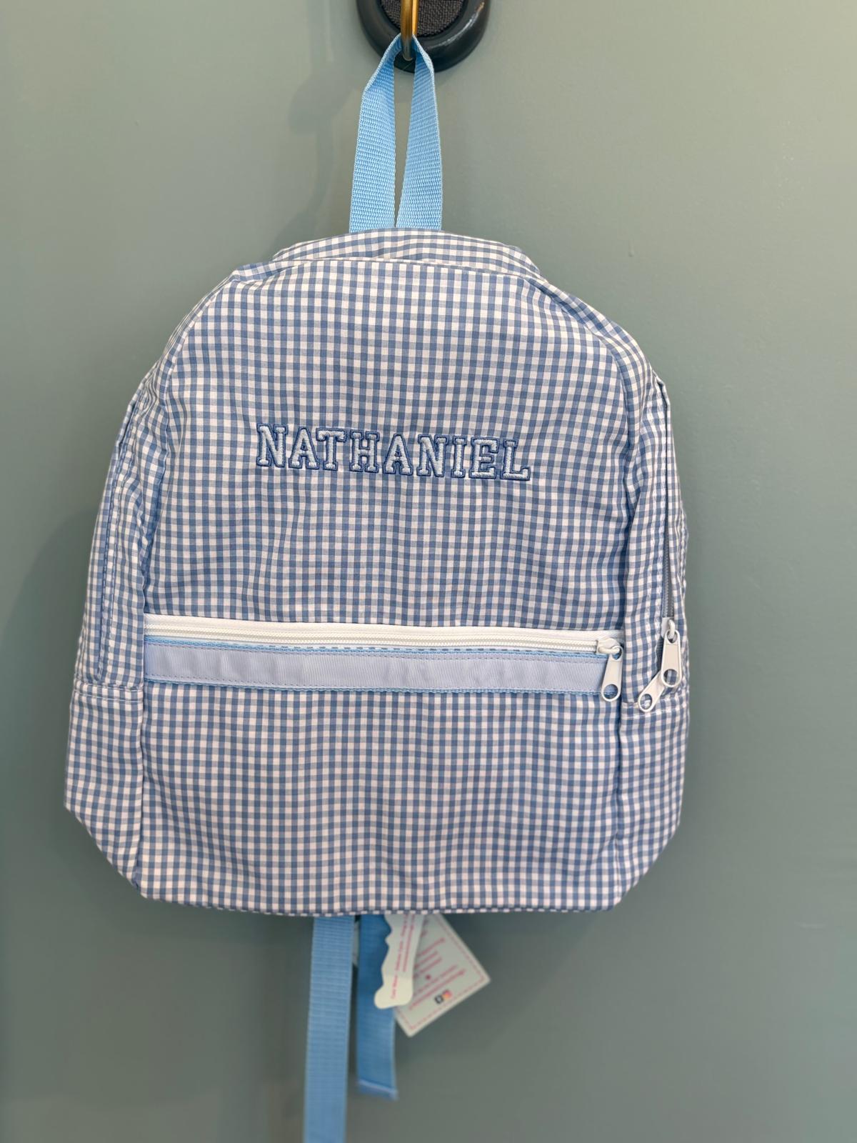 Medium Cotton Backpack with Side Pockets