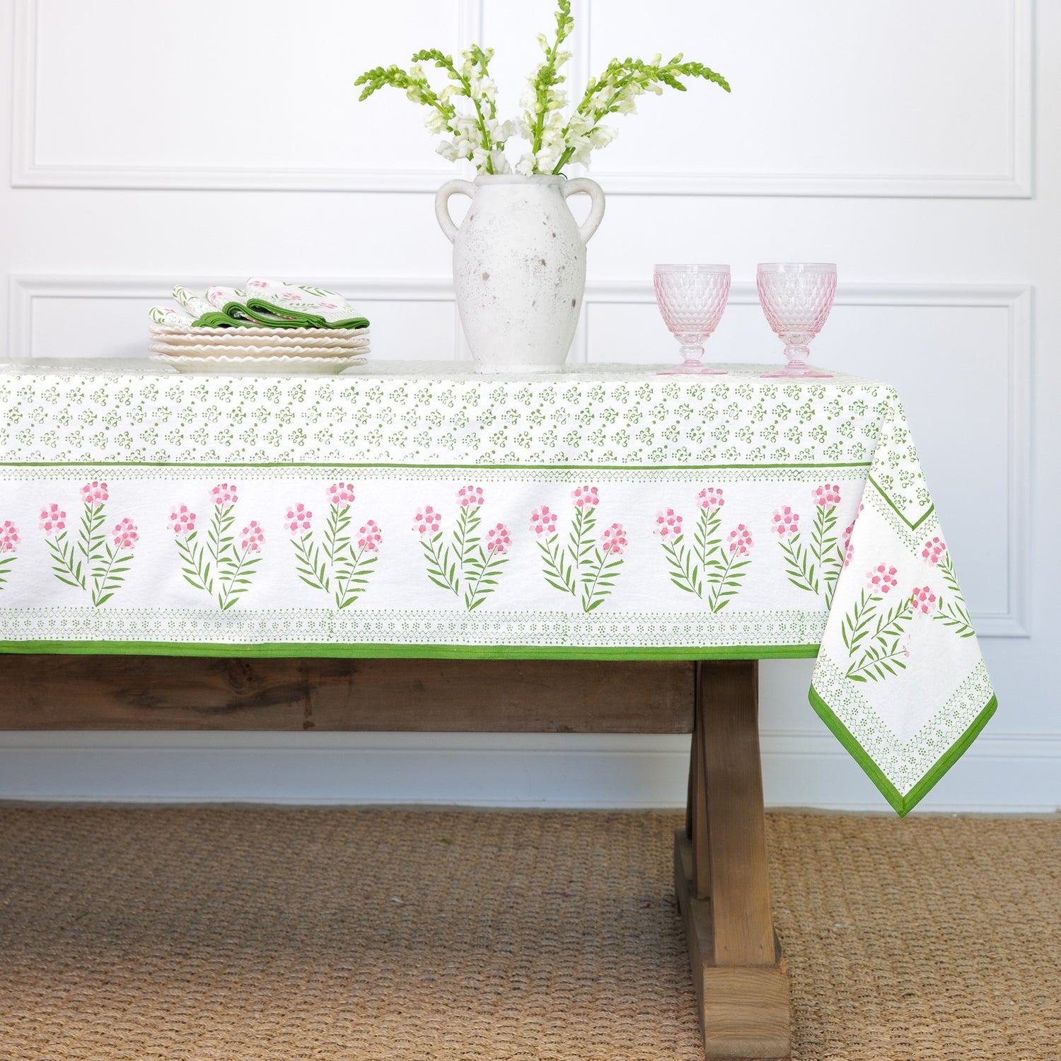 Phlox Pink Tablecloth
