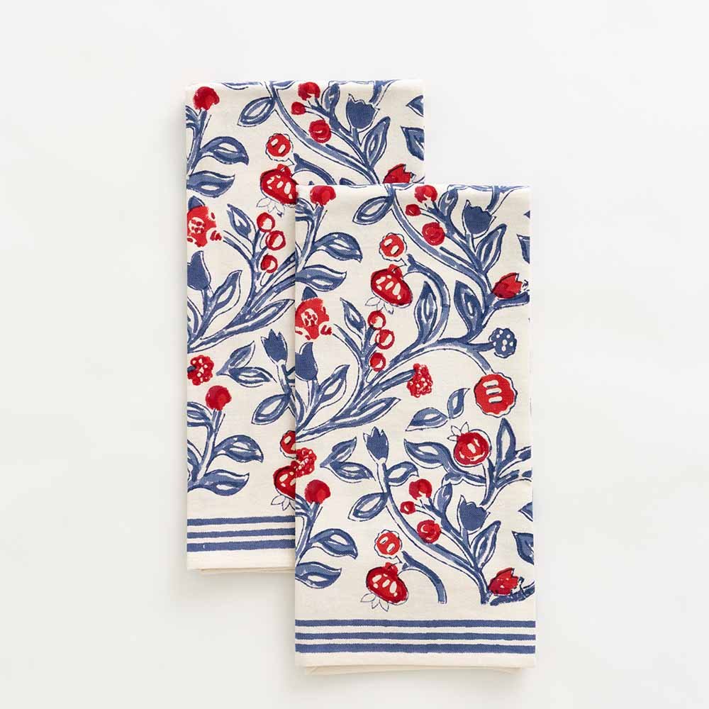 Cotton Print Tea Towel