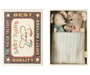 Twin Baby Mice in Matchbox