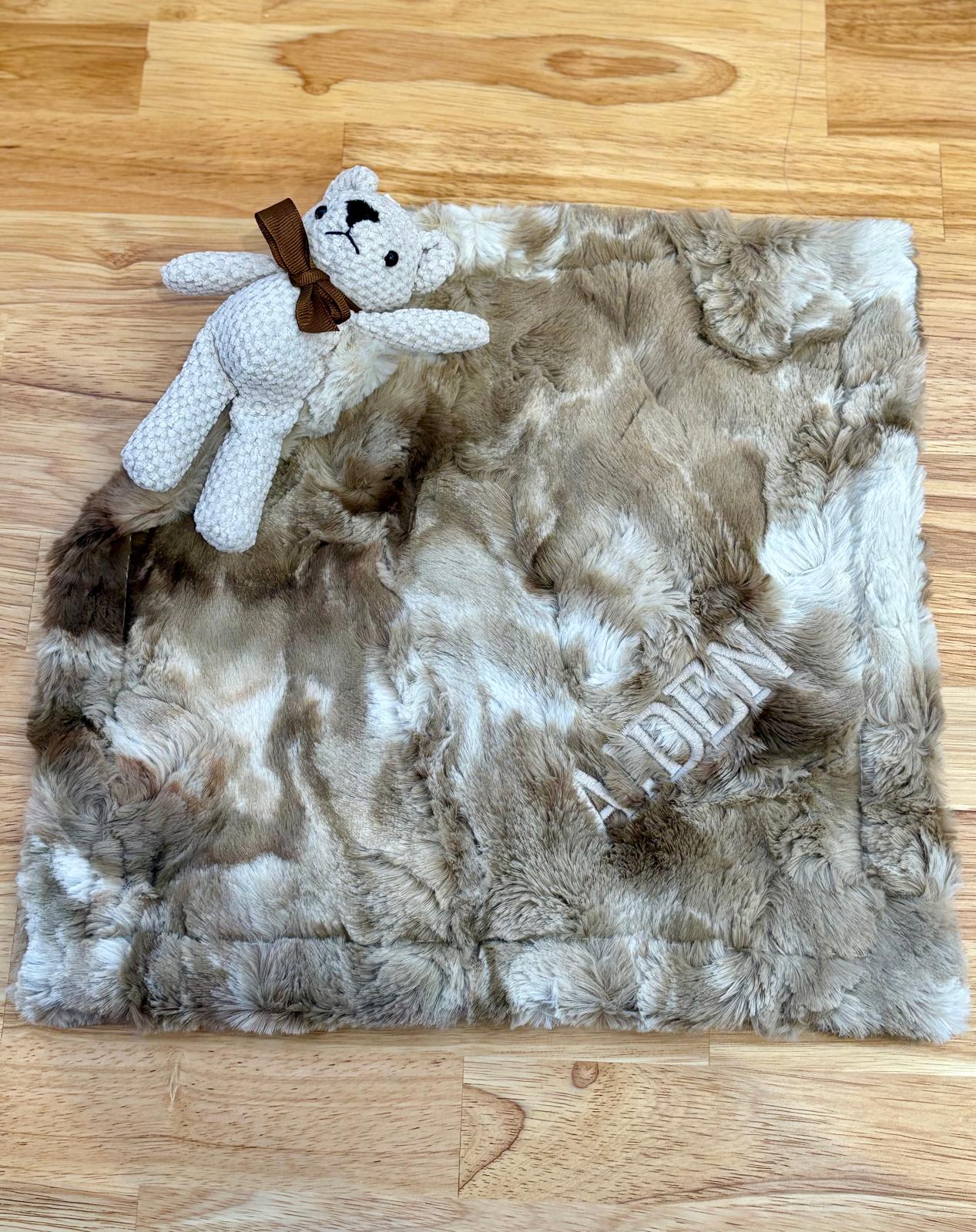Minky Bear Lovey